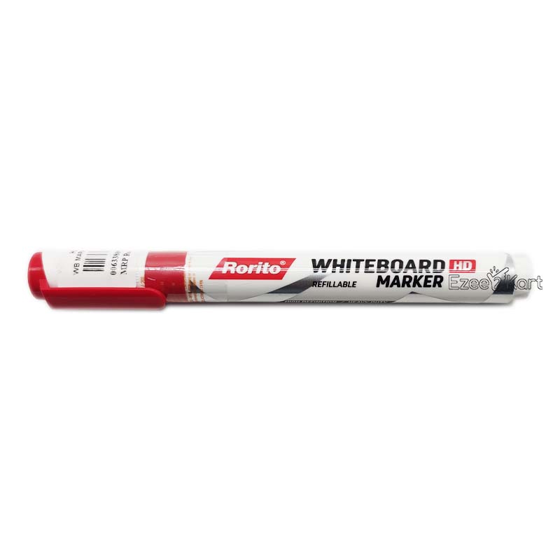 Whiteboard HD Refillable Marker Colro Red Rorito (5 Pcs Pack